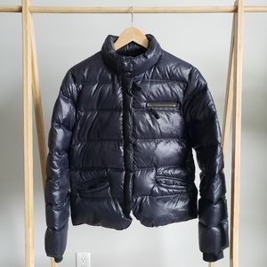 LUCKY BRAND Black Puffer Coat